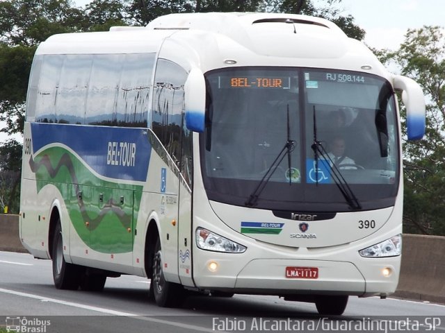 Bel-Tour Transportes e Turismo 390 na cidade de Lorena, São Paulo, Brasil, por Fabio Alcantara. ID da foto: 3109304.