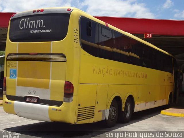 Viação Itapemirim 8619 na cidade de Queluz, São Paulo, Brasil, por Sergio Rodrigues de Souza. Número da foto: #3109124.