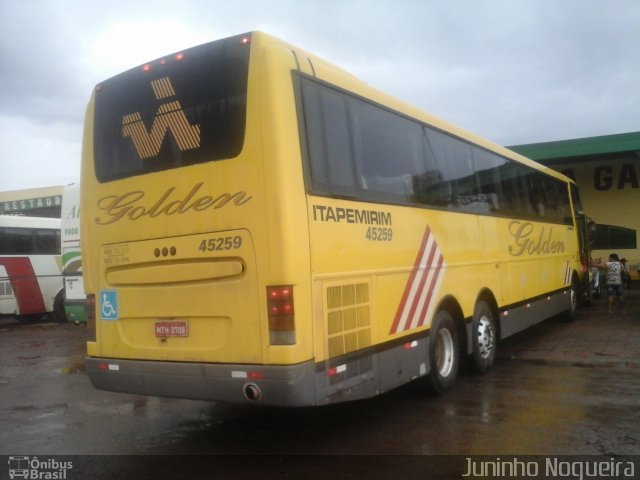 Viação Itapemirim 45259 na cidade de Cristalina, Goiás, Brasil, por Juninho Nogueira. Número da foto: #3106821.