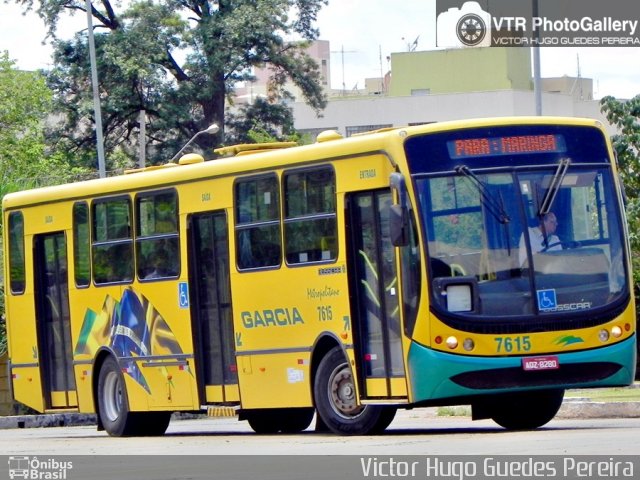 Viação Garcia 7615 na cidade de Maringá, Paraná, Brasil, por Victor Hugo Guedes Pereira. Número da foto: #3154340.