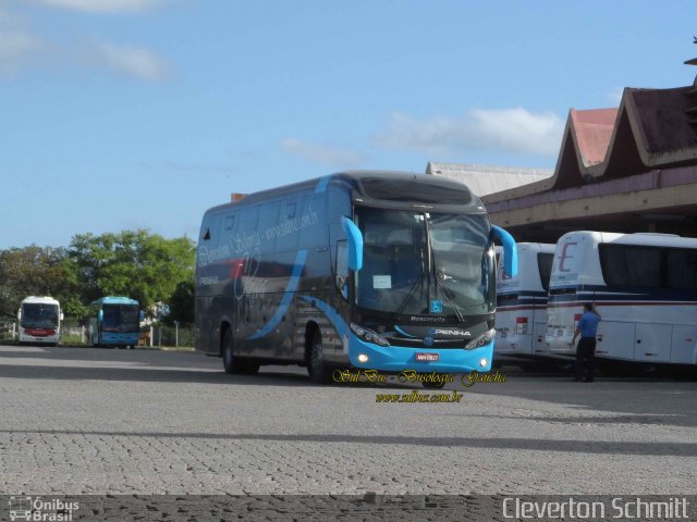 Empresa de Ônibus Nossa Senhora da Penha 52017 na cidade de Pelotas, Rio Grande do Sul, Brasil, por Cleverton Schmitt. Número da foto: #3155824.