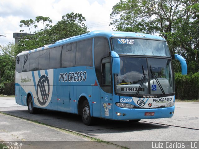 Auto Viação Progresso 6269 na cidade de Recife, Pernambuco, Brasil, por Luiz Carlos de Santana. Número da foto: #3154910.