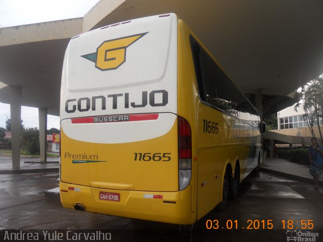 Empresa Gontijo de Transportes 11665 na cidade de Paranaíba, Mato Grosso do Sul, Brasil, por Andrea Yule Carvalho. Número da foto: #3154963.