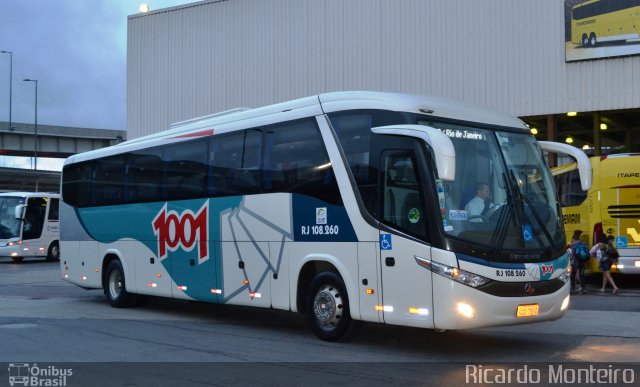 Auto Viação 1001 RJ 108.260 na cidade de Rio de Janeiro, Rio de Janeiro, Brasil, por Ricardo Silva Monteiro. Número da foto: #3155220.