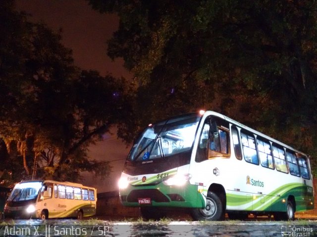 Viação Piracicabana Santos 5431 na cidade de Santos, São Paulo, Brasil, por Adam Xavier Rodrigues Lima. ID da foto: 3154728.