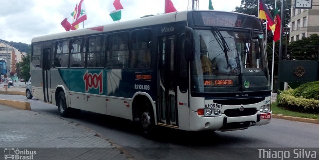 Auto Viação 1001 RJ 108.803 na cidade de Nova Friburgo, Rio de Janeiro, Brasil, por Thiago Silva. Número da foto: #3154371.