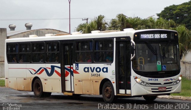 AVOA - Auto Viação Ourinhos Assis 34124 na cidade de Ourinhos, São Paulo, Brasil, por Cristiano Soares da Silva. Número da foto: #3154573.