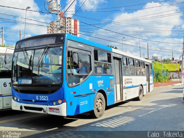 Viação Paratodos > São Jorge > Metropolitana São Paulo > Mobibrasil 6 3523 na cidade de , por Caio  Takeda. ID da foto: 3155906.