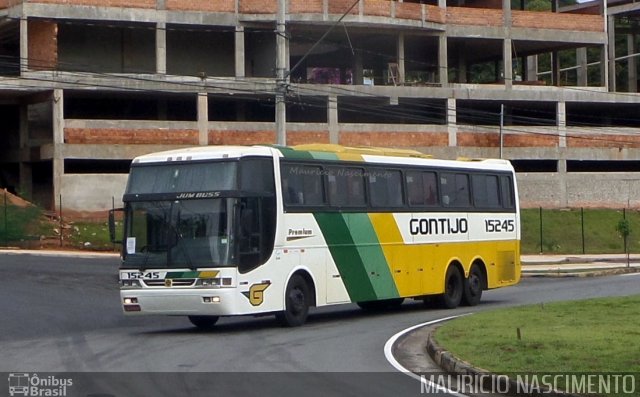 Empresa Gontijo de Transportes 15245 na cidade de Belo Horizonte, Minas Gerais, Brasil, por Maurício Nascimento. ID da foto: 3153710.