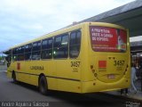 TCGL - Transportes Coletivos Grande Londrina 3457 na cidade de Londrina, Paraná, Brasil, por André Aguirra Taioqui. Número da foto: #:id.