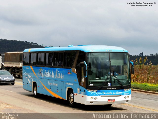 Estrela de Minas Viagens e Turismo 28000 na cidade de João Monlevade, Minas Gerais, Brasil, por Antonio Carlos Fernandes. Número da foto: #3157708.