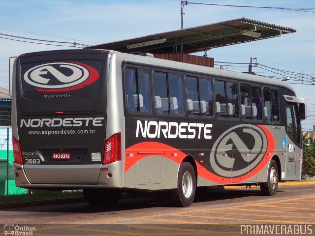 Expresso Nordeste 3883 na cidade de Cascavel, Paraná, Brasil, por Alexandre Rodrigo. Número da foto: #3157230.