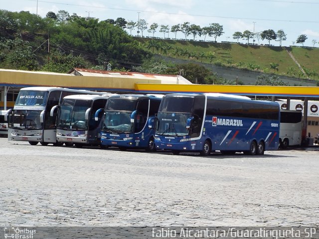 Marazul Turismo 10001 na cidade de Aparecida, São Paulo, Brasil, por Fabio Alcantara. ID da foto: 3157740.