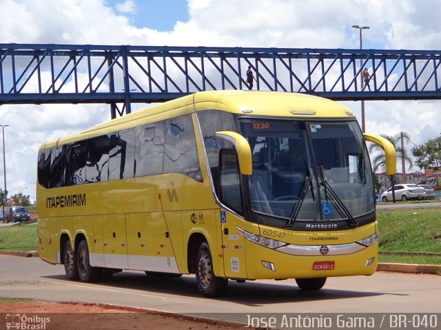 Viação Itapemirim 60547 na cidade de Valparaíso de Goiás, Goiás, Brasil, por José Antônio Gama. ID da foto: 3158232.