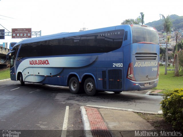 Viação Águia Branca 24150 na cidade de Vitória, Espírito Santo, Brasil, por Matheus Mendes. ID da foto: 3156563.