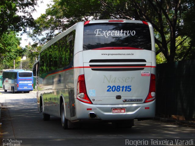 Viação Nasser 208115 na cidade de São Paulo, São Paulo, Brasil, por Rogério Teixeira Varadi. Número da foto: #3158246.