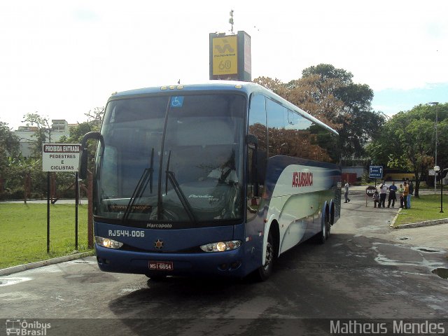 Viação Águia Branca RJ 544.006 na cidade de Vitória, Espírito Santo, Brasil, por Matheus Mendes. Número da foto: #3156575.