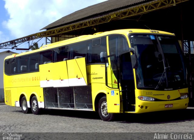 Viação Itapemirim 5555 na cidade de Recife, Pernambuco, Brasil, por Almir Correia. ID da foto: 3157128.