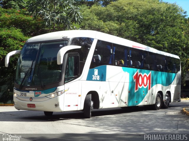 Auto Viação 1001 3018 na cidade de São Paulo, São Paulo, Brasil, por Alexandre Rodrigo. ID da foto: 3156205.