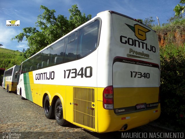 Empresa Gontijo de Transportes 17340 - PA João Monlevade na cidade de João Monlevade, Minas Gerais, Brasil, por Maurício Nascimento. ID da foto: 3158048.