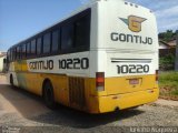 Empresa Gontijo de Transportes 10220 na cidade de Araçuaí, Minas Gerais, Brasil, por Juninho Nogueira. ID da foto: :id.