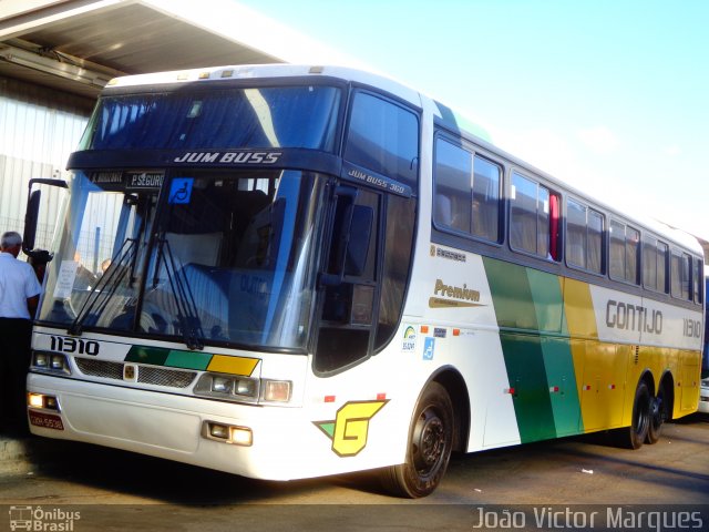 Empresa Gontijo de Transportes 11310 na cidade de Belo Horizonte, Minas Gerais, Brasil, por João Victor Marques. ID da foto: 3160919.