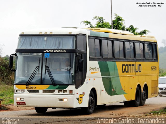 Empresa Gontijo de Transportes 15250 na cidade de João Monlevade, Minas Gerais, Brasil, por Antonio Carlos Fernandes. Número da foto: #3159243.
