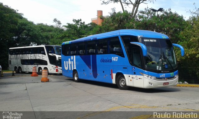 UTIL - União Transporte Interestadual de Luxo 9417 na cidade de São Paulo, São Paulo, Brasil, por Paulo Roberto Venancio da Silva. Número da foto: #3160631.