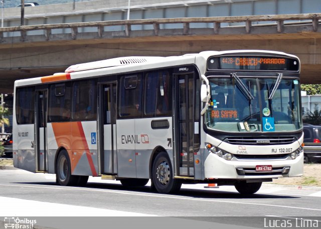 Evanil Transportes e Turismo RJ 132.007 na cidade de Rio de Janeiro, Rio de Janeiro, Brasil, por Lucas Lima. Número da foto: #3161353.