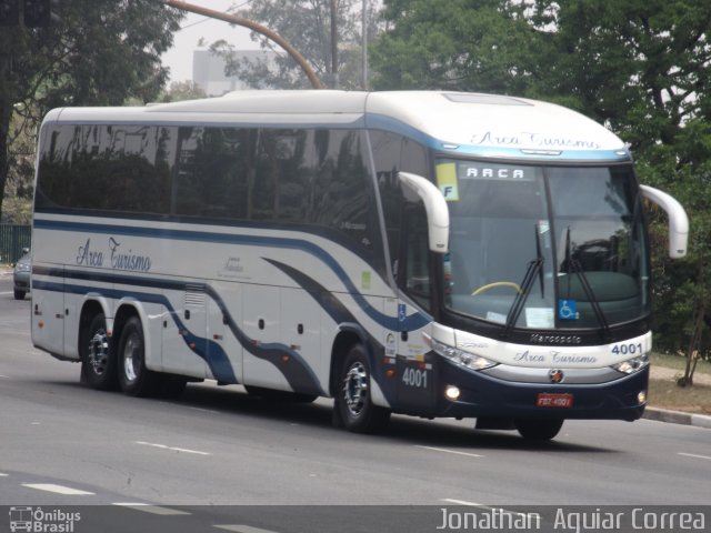 Arca Turismo 4001 na cidade de São Paulo, São Paulo, Brasil, por Jonathan  Aguiar Correa. Número da foto: #3161326.