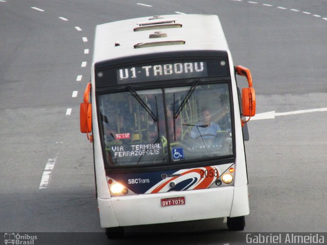 SBC Trans 2053 na cidade de São Bernardo do Campo, São Paulo, Brasil, por Gabriel Almeida. Número da foto: #3161430.
