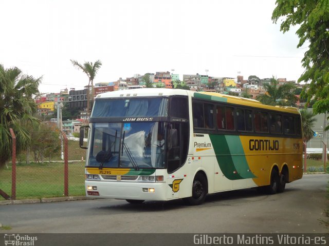 Empresa Gontijo de Transportes 15215 na cidade de Vitória, Espírito Santo, Brasil, por Gilberto Martins. ID da foto: 3161135.