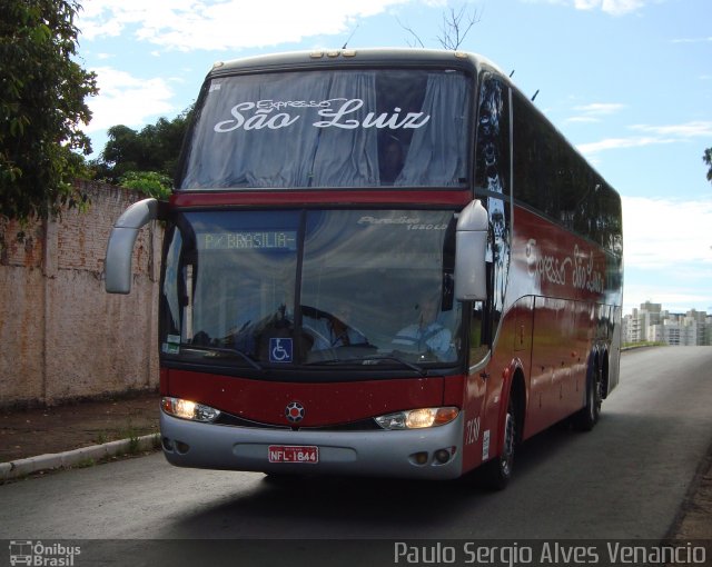 Expresso São Luiz 7130 na cidade de Cuiabá, Mato Grosso, Brasil, por Paulo Sergio Alves Venancio. Número da foto: #3159600.