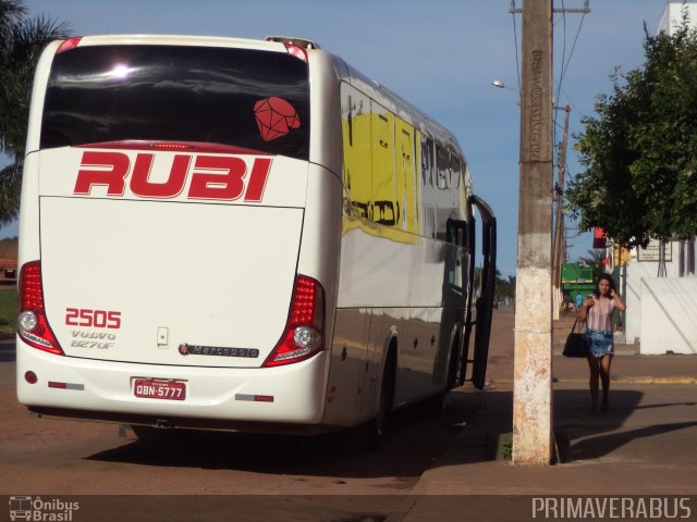 Expresso Rubi 2505 na cidade de Primavera do Leste, Mato Grosso, Brasil, por Alexandre Rodrigo. Número da foto: #3160039.