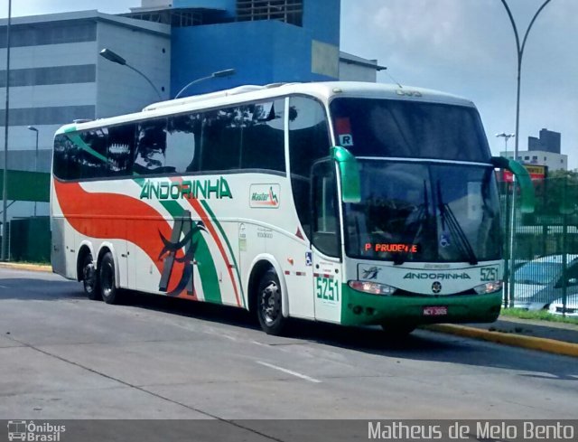 Empresa de Transportes Andorinha 5251 na cidade de São Paulo, São Paulo, Brasil, por Matheus de Melo Bento. Número da foto: #3161356.