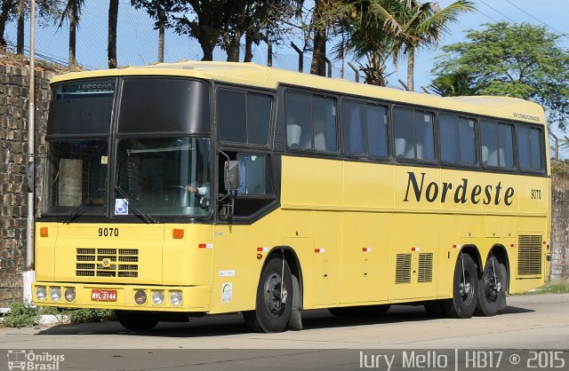 Viação Nordeste 9070 na cidade de Natal, Rio Grande do Norte, Brasil, por Iury  Mello. ID da foto: 3161427.