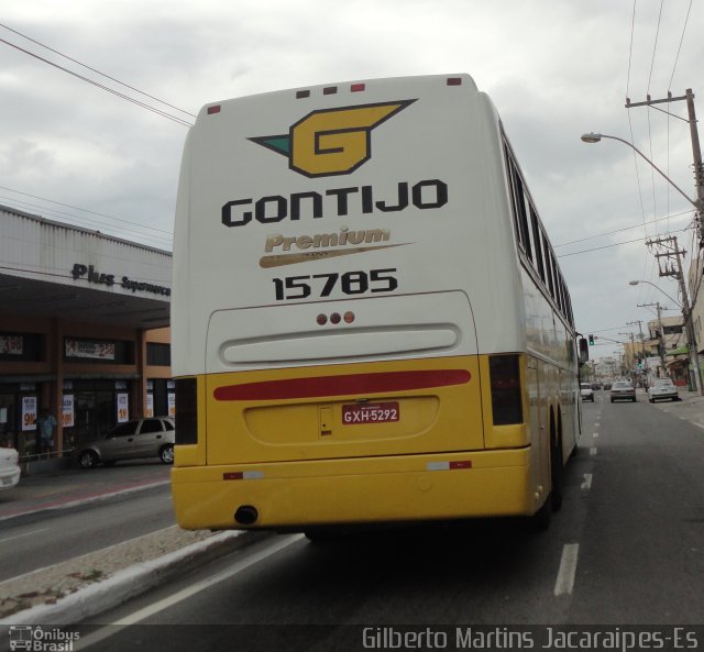 Empresa Gontijo de Transportes 15785 na cidade de Serra, Espírito Santo, Brasil, por Gilberto Martins. ID da foto: 3161301.