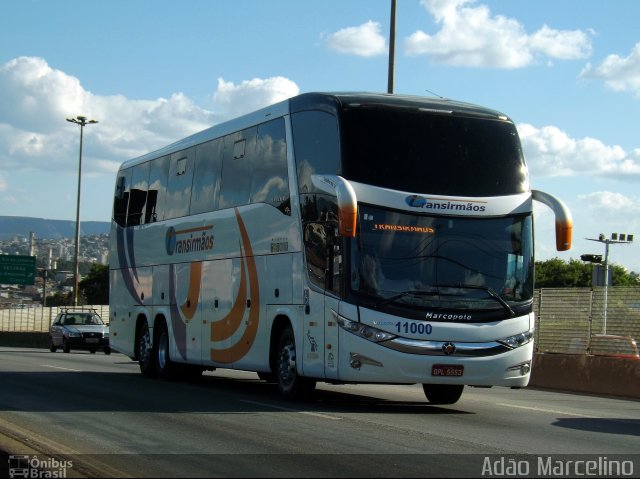 Transirmãos Turismo 11000 na cidade de Belo Horizonte, Minas Gerais, Brasil, por Adão Raimundo Marcelino. ID da foto: 3161280.