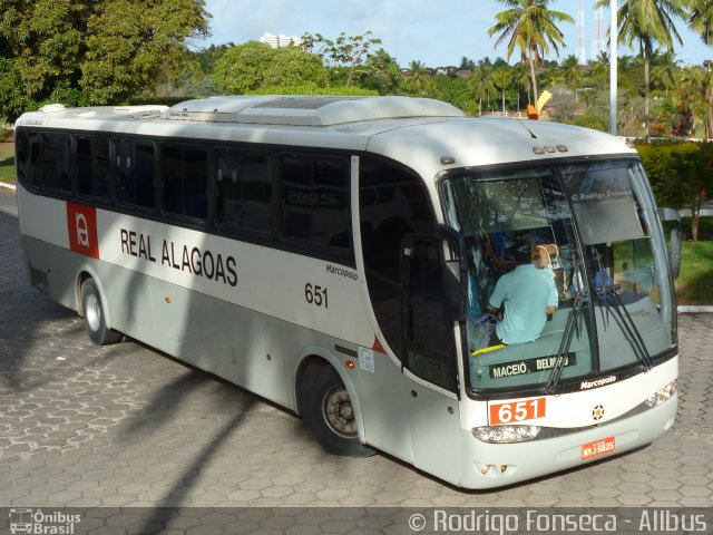 Real Alagoas de Viação 651 na cidade de Maceió, Alagoas, Brasil, por Rodrigo Fonseca. ID da foto: 3160040.