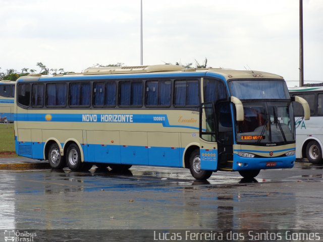 Viação Novo Horizonte 1008611 na cidade de Goiânia, Goiás, Brasil, por Lucas Ferreira dos Santos Gomes. ID da foto: 3159953.