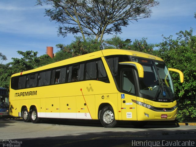 Viação Itapemirim 60795 na cidade de São Paulo, São Paulo, Brasil, por Henrique Cavalcante. ID da foto: 3163513.