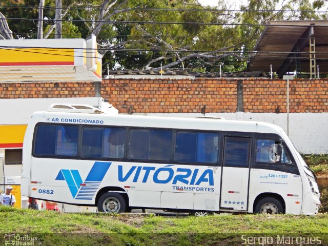 Vitória Transportes 0882 na cidade de Aracaju, Sergipe, Brasil, por Sergio Marques . ID da foto: 3162770.