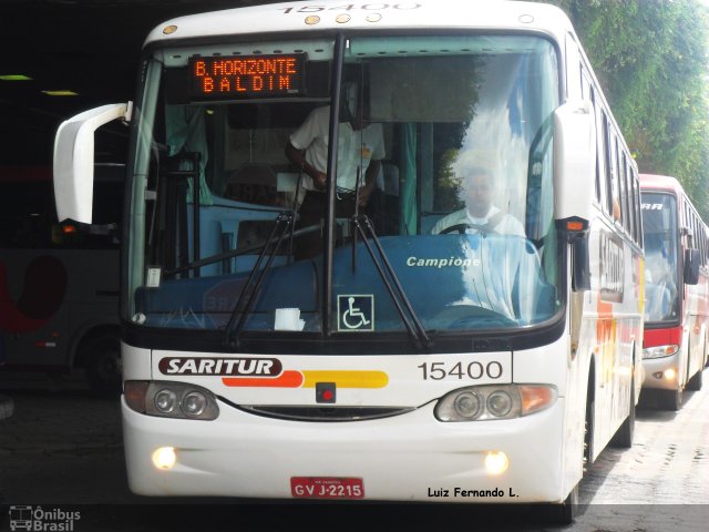 Saritur - Santa Rita Transporte Urbano e Rodoviário 15400 na cidade de Belo Horizonte, Minas Gerais, Brasil, por Luiz Fernando. ID da foto: 3163590.