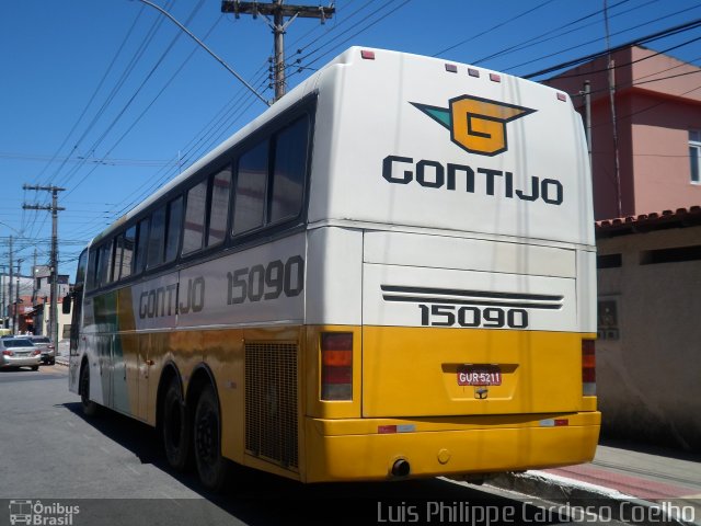 Empresa Gontijo de Transportes 15090 na cidade de Guarapari, Espírito Santo, Brasil, por Luis Philippe Cardoso Coelho. ID da foto: 3161934.