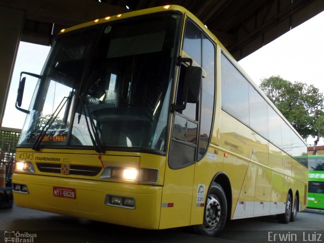 Viação Itapemirim 45345 na cidade de Ribeirão Preto, São Paulo, Brasil, por Erwin  Luiz. Número da foto: #3162708.