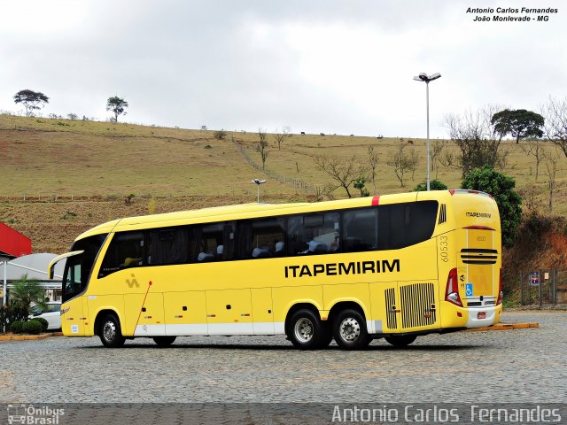 Viação Itapemirim 60533 na cidade de João Monlevade, Minas Gerais, Brasil, por Antonio Carlos Fernandes. Número da foto: #3162579.