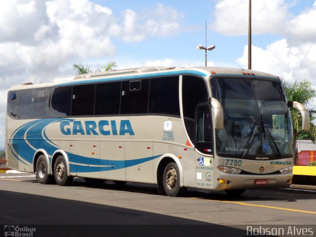 Viação Garcia 7780 na cidade de Londrina, Paraná, Brasil, por Robson Alves. ID da foto: 3163379.