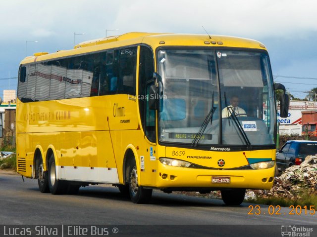 Viação Itapemirim 8659 na cidade de Jaboatão dos Guararapes, Pernambuco, Brasil, por Lucas Silva. Número da foto: #3163581.
