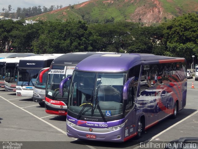 Twister Rio Transporte e Turismo 1060 na cidade de Aparecida, São Paulo, Brasil, por Guilherme Antonio. Número da foto: #3163552.