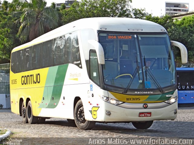 Empresa Gontijo de Transportes 18385 na cidade de Fortaleza, Ceará, Brasil, por Amós  Mattos. Número da foto: #3163684.